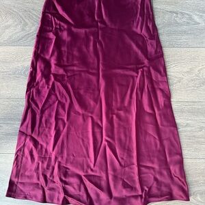 Babaton Ambience Silk Midi Skirt